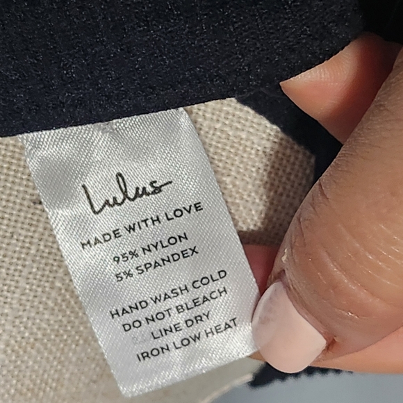 NWT Lulu's Black Ribbed Sleeveless Cutout Midi Dress Size Large Bodycon Sexy - Picture 10 of 11